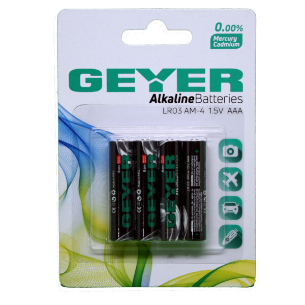 GEYER ΜΠΑΤΑΡΙΑ ΑΑΑ LR03 4TMX
