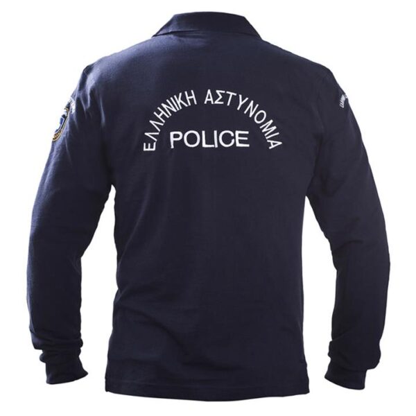 Μπλουζάκι ΠΟΛΟ μακρύ μανίκι με κέντημα (Αστυνομίας) SURVIVORS - Image 2